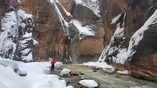 The winter Narrows of Zion