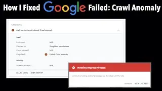 How To Solve Failed Crawl Anomaly Google Search Console Error
