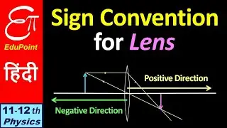 🔴 SIGN CONVENTION for LENS || in HINDI