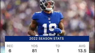 Kenny Golladay 2022 regular season highlights