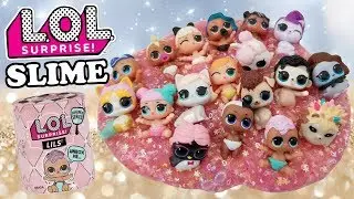 LOL SURPRISE SLIME | L.O.L. Series 5 Wave 2 Full Set in Glitter Slime | Complete Lils Collection
