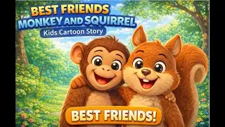 Best Friends Monkey and Squirrel | Kids Cartoon Story