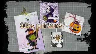 Anleitung/Tutorial Halloween Goodies, Süsses, oder saures, Verpackung basteln, DIY