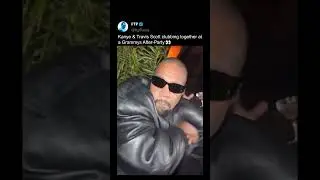 POV: You're with Ye & Travis Scott at a Grammys after-party 🐐🐐