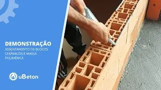 Veja como assentar blocos cerâmicos com a massa polimérica | uBeton