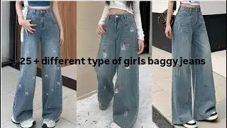 Baggy jeans for girl 💞 25+baggy asthetic jeans idea ✨ #asthetic #explore #fy #fypシ #viralvideos 