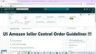 US Amazon Seller Tips | Amazon Seller Central Order Management Guidelines !!! #ss_digital_india