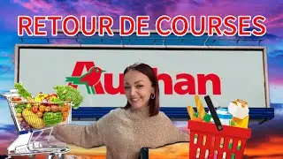 RETOUR DE COURSES 🛒 AUCHAN DRIVE