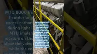 MTU 8000 Main Diesel Engine Bank Shifting