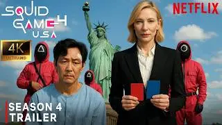 ИГРА КАЛЬМАРА 4: АМЕРИКА - 4 СЕЗОН Трейлер I Netflix | Концептуальный фанатский трейлер 4K