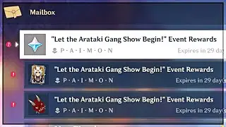 Arataki Itto Promo Web Event ( MORE FREE PRIMOGEMS) - Genshin Impact 2.3