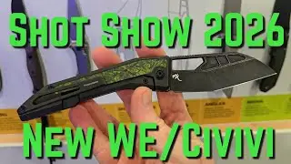 NEW PROTOTYPES from WE/Civivi Knives!!! Shot Show 2026!!! #new #shotshow #2026 #edc 