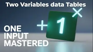MASTER Excel Financial Functions with ONE Input and TWO Variables!#exceltips