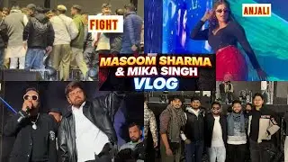 MASOOM SHARMA CONCERT IN GURGAON❤️🍻 || FIGHT IN CONCERT❌❌