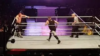 Kevin Owens responds to Suplex City chants. Melbourne Show 11/08/16