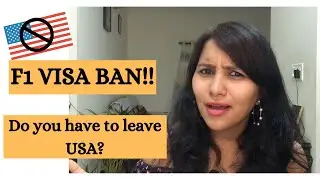 Trump's BAN on F1/M1 student visas | Who is impacted & Next steps you need to take now | For Indians