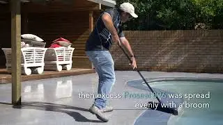 Honing and Sealing Concrete using Pro Seal 896 - Craig's Part 3