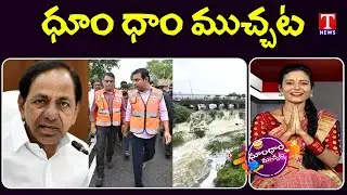 CM KCR | KTR Visits Heavy Rain Place | Snake Dance | Tiger in Cinema Shoot | Dhoom Dhaam | T News