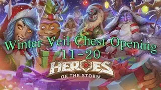 Heroes of the Storm Winter Veil Chests Opening: Chests 11-20 🎮