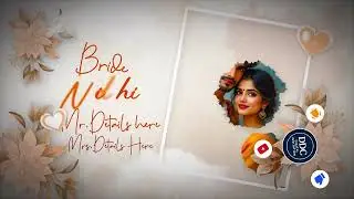 Wedding Invitation Video | Wedding invitation after effects template | DDC 115 |