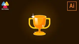 Winner Cup tutorial in Adobe Illustrator 2020 - tutorial for beginner