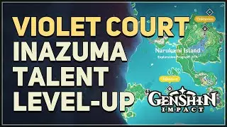 Violet Court Inazuma Talent Level-Up Domain Genshin Impact