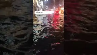 🌧️💥 В префектуре Сайтама, Япония, среда вечером превратилась в полный кошмар!