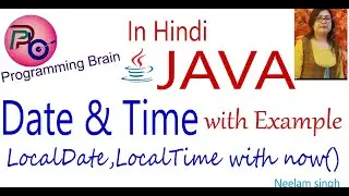 Java Date and Time :LocalDate,LocalTime,LocalDateTime and DateTimeFormatter with example.