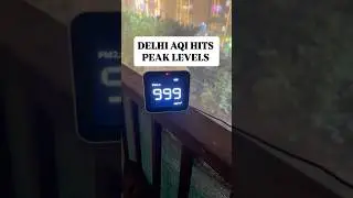 #viralvideo Shows Delhi&rsquo;s Air Quality Maxing Out Post-Diwali