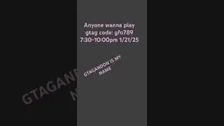Gtag code to play with people #hiphop #music #rap #rapper #gameplay #gaming #gorillatag #jukes