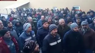 Cerattepe ve Murgul'daki işletmelerinde iş&ccedil;iler, iş bıraktı