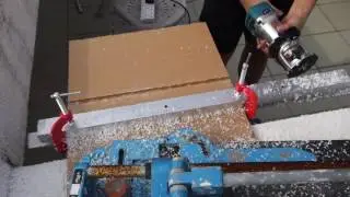 DIY Acrylic Sheet Cutting by Compact Trimmer