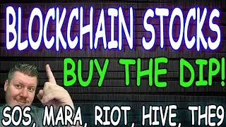 Blockchain Stocks Price - SOS STOCK, MARA STOCK, RIOT STOCK, HIVE STOCK