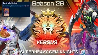 WRAPPING UP SEASON 28 MASTER SERIES WITH SOULPIERCER TO 1 | SUPERHEAVY GEM-KNIGHT | MASTER DUEL