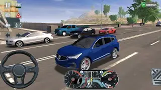 Acura RDX Blue Colour Car Driving Gameplay 🎮 Taxi Simulator 🚖Evolution Gaming 🚳@Xcrashes100