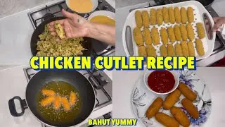 CHICKEN CUTLET RECIPE || BAHUT TASTY HAIN || BY SAIRA ASLAM IN URDU & HINDI
