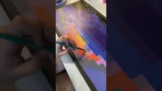 Making the Minecraft Sunset Painting!