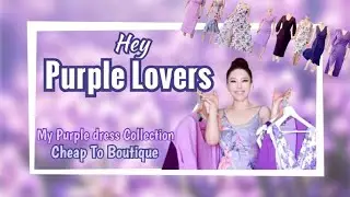 My Favorite Purple Dress Collection - Affordable To Boutique. Love it!💜 Classy and Sophisticated 💜💜
