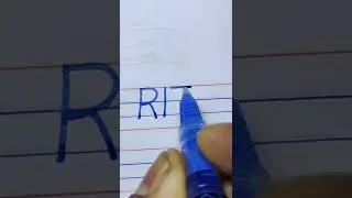 RITIk beautiful name write in print handwriting | how to write in print handwriting | #handwriting