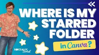 Where is my Starred Folder in Canva?