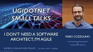 I don't need a Software Architect, I'm Agile