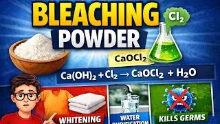 Bleaching Powder- विरंजक चूर्ण|full explanation |class10 chemistry by Aarif sir