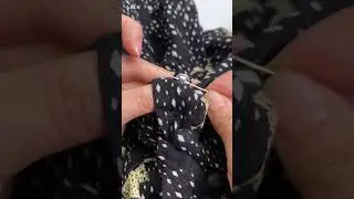 How to Sew a Shank Button🧵 #sewing #shorts #MKLAVTutorial #MKLAVFashionCourse