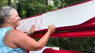 Lettering the new 92hd spider lift