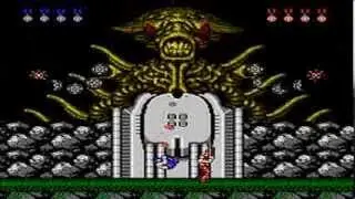 Contra 2p (GOD cheat hack) [nes]