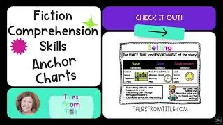 Fiction Anchor Chart Bundle: Covers one year of fiction reading skills