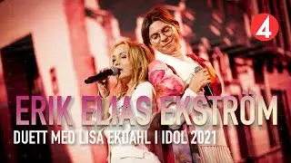 Erik Elias Ekstr&ouml;m g&ouml;r duett med Lisa Ekdahl - Vem Vet (Idol 2021)