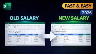 Salary increment formula in excel | Incentive Calculation | How to calculate salary increment?