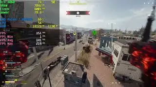 Call of Duty warzone RTX 4060 Laptop Graphics Test I Frame genaration on