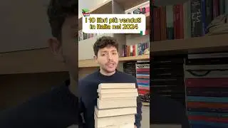 I 10 libri pi&ugrave; venduti in Italia nel 2024 #booktube #libri #top10